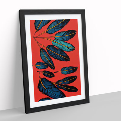 Artful Feathers - Single Picture Frame Print