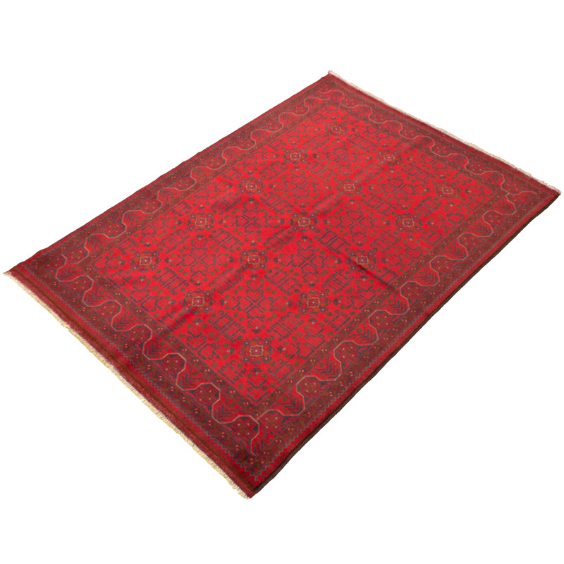 Tapis de zone en laine 10 pi 10 po x 9 pi 10 po one-of-kind à la main-noué la 2010 esari turque Allaina