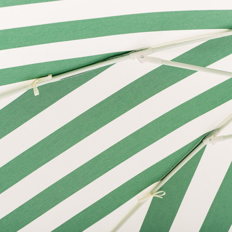 Amalfi Umbrella, Green/White 