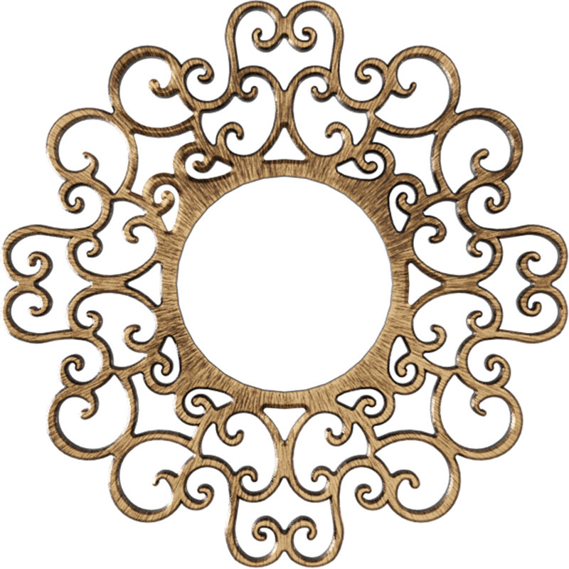Médaillon de plafond architectural en PVC de qualité architecturale Reims de 24 po x P 9 1/8 po x P 3/4 po Reims
