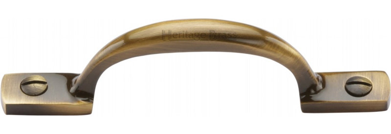 Heritage Brass Heritage Sash Pull Handle, 10.2 cm L, Antique Brass