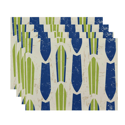 Almeida Polyester Geometric Rectangle Placemat