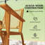 Ensemble de 2 chaises berçantes d'extérieur