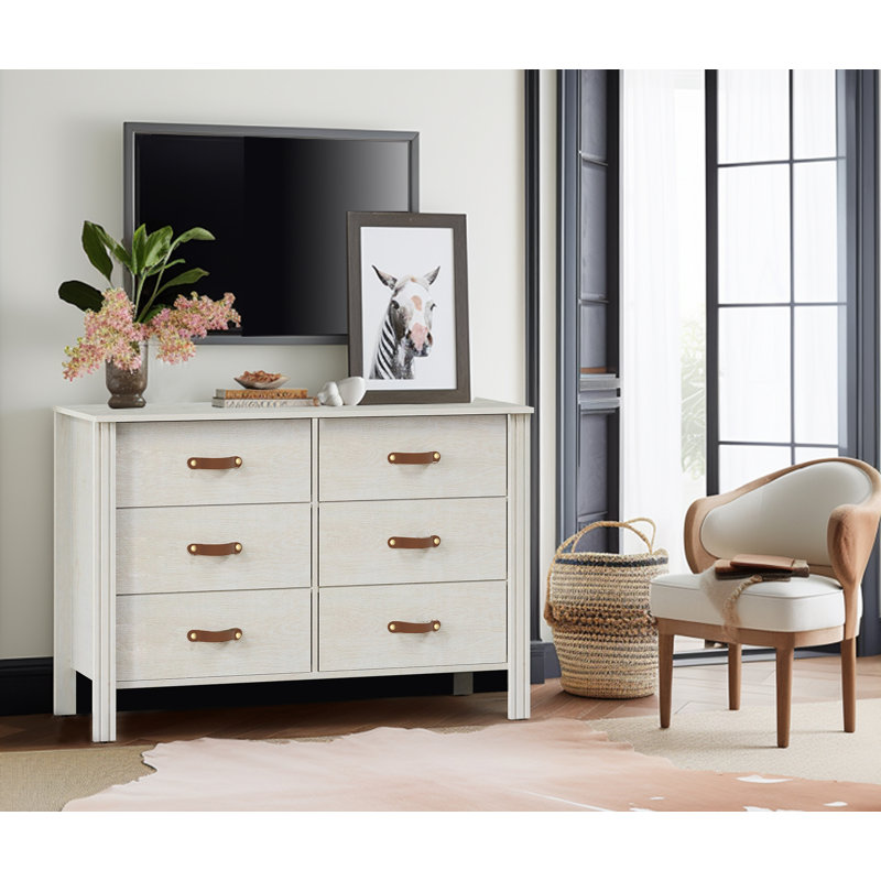 Ashae Kids 6 - Drawer Dresser, White