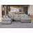 Errett Upholstered 5-Seat Roller Arms Cloud Corner Sectional Sofa-1323081015