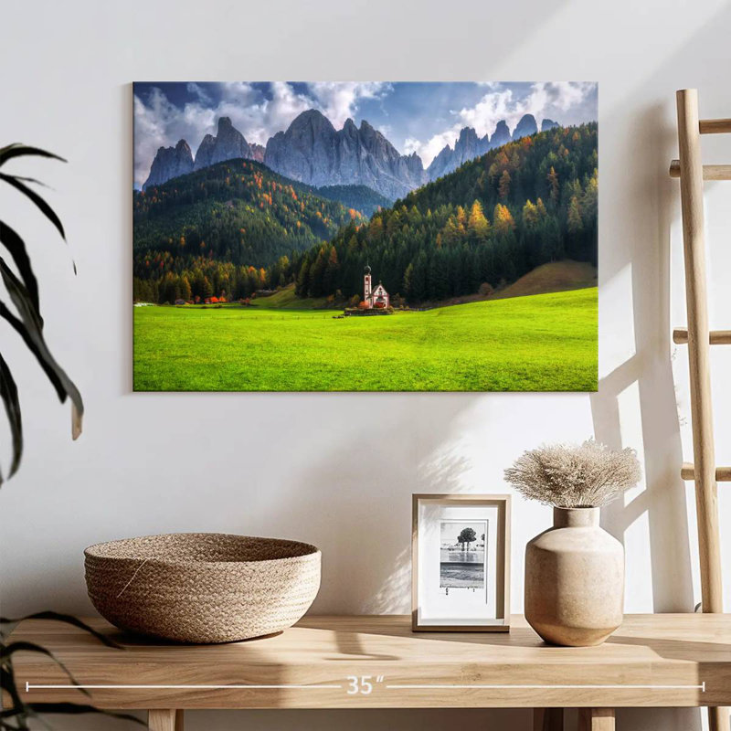 Dolomites d'Alvord derrière l'église Saint-Jean, H 16 po x l 24 po