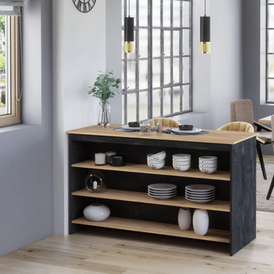 Chinu Wood Kitchen Island