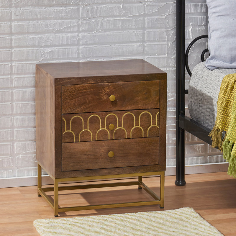 Table de chevet moderne Mid-Century