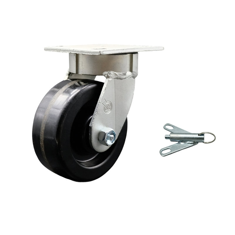 Roulettes pivotantes avec verrou pivotant Kingpinle