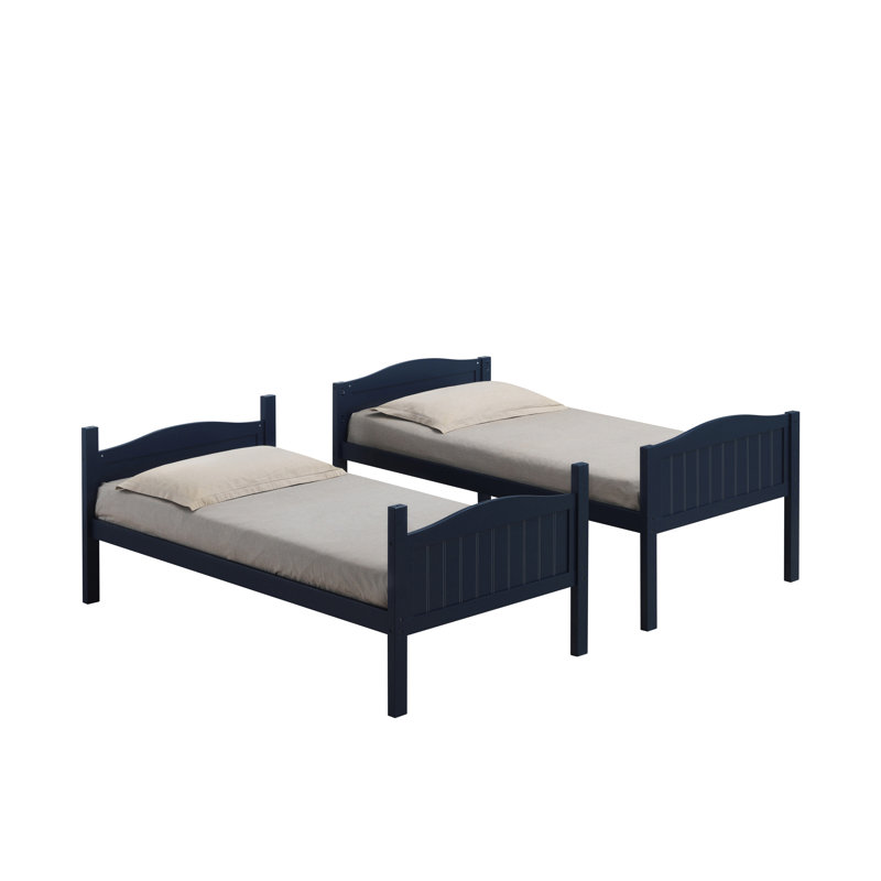Lit superposé simple Shaftbury par Harriet Bee, Simple sur double, Bleu