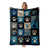 Empreintes de pattes bleues