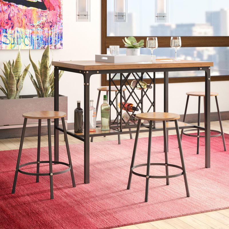 Ensemble de table de pub de 5 pièces Cyrus