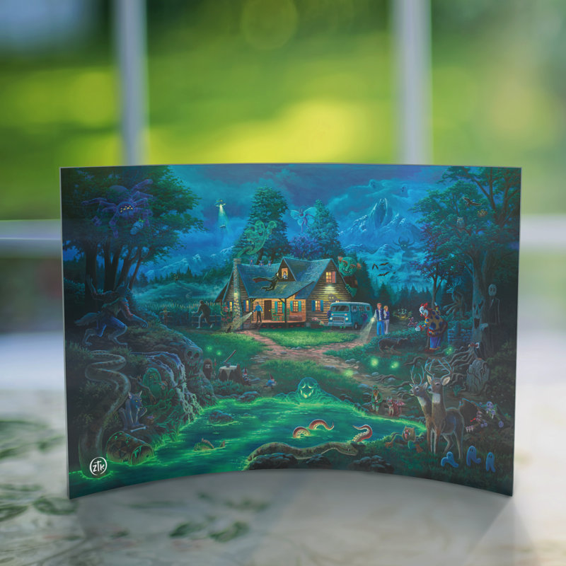 Zac Kinkade (A Supernatural Retreat), reproduction d'acrylique incurvée