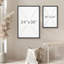 «Retro Palm Springs Landscape Mid-Century Modern Home Decor», ensemble de 3 impressions murales sur toile encadrées-115624627-115624628