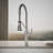 Kohler Tournant Single Handle Semi-Professional Pre-Rinse Kitchen Faucet with Three-Function Pull Down Sprayer-20943143