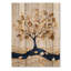 Winter Harvest Glow Chestnut Tree II - décoration murale traditionnelle sur bois de pin naturel-804579933