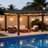 13'x10' Wooden Garden Gazebo with Metal Roof, Fir Wood Patio Shade Structure with Waterproof Awning & Drainage System, for Backyard Deck Poolside
