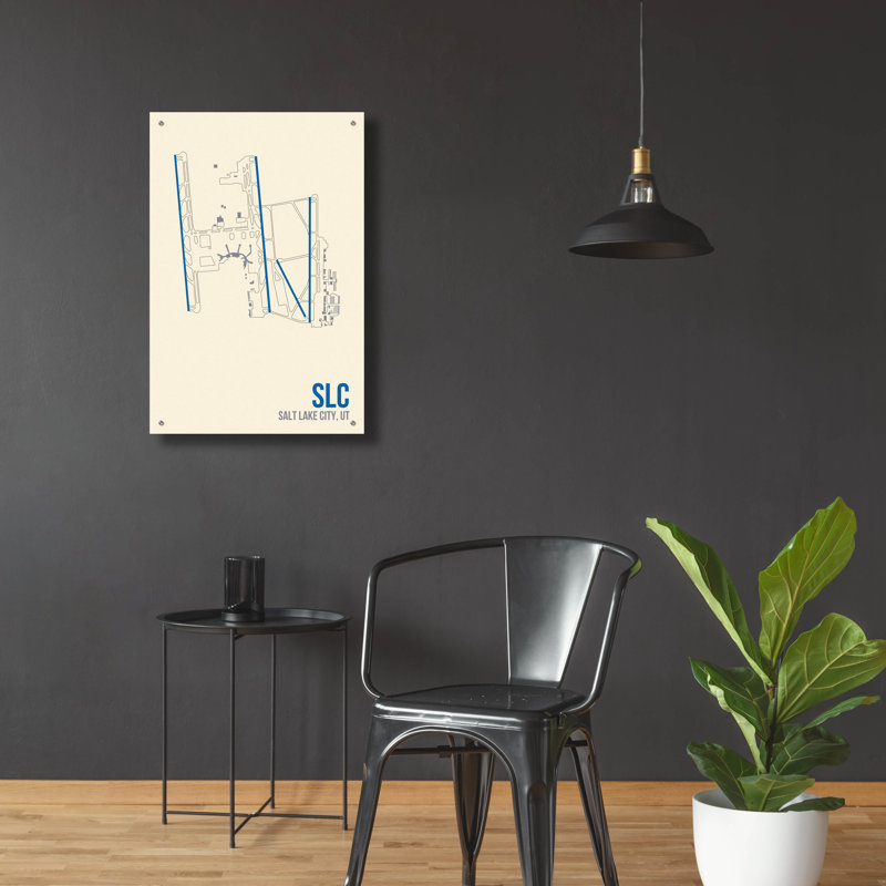 "SLC" par O8, à gauche, H 36 po x l 24 po x P 0,2 po