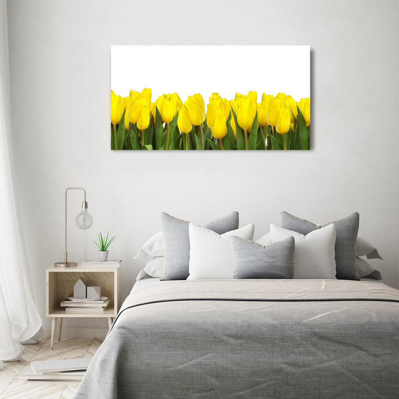 Yellow Tulips - Print, Canvas, 70cm H x 140cm W x 2cm D