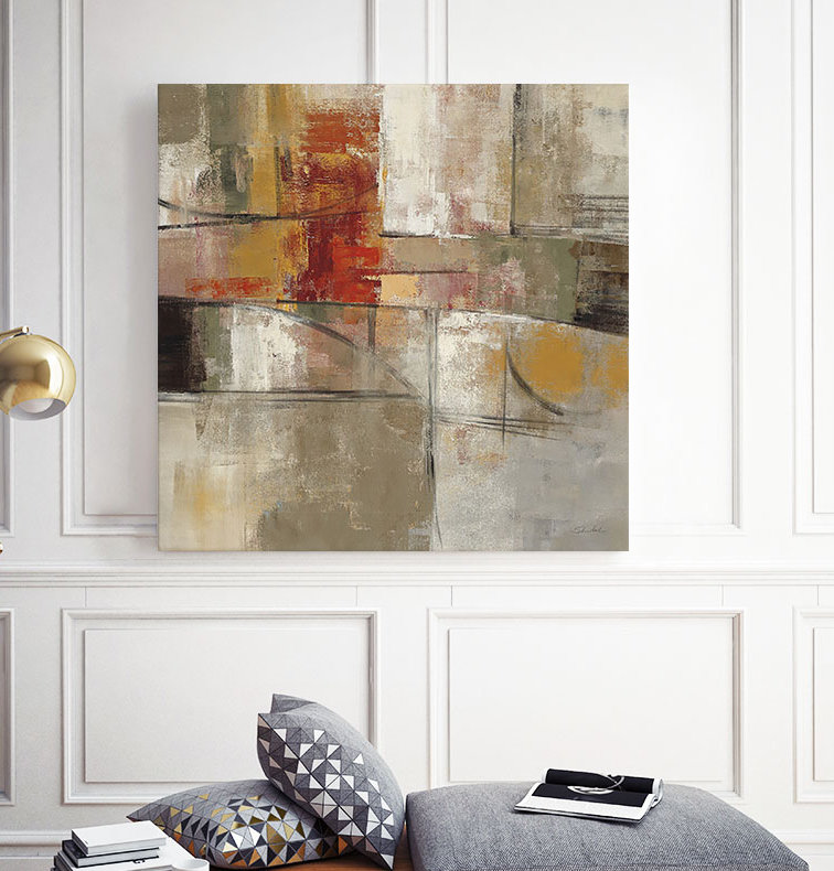 « trajectory », reproduction de peinture à l’acrylique sur toile, H 20 po x l 20 po x P 2 po