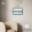 «Mirrored Aqua Dream II», art mural bleu sarcelle par -35167623-35167618