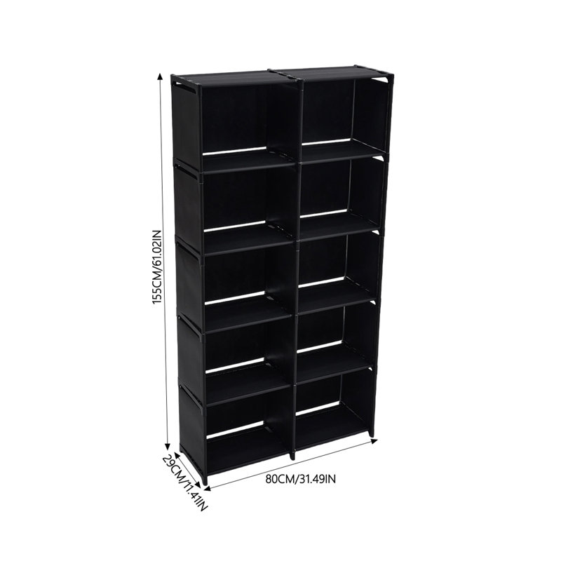 Bookcase, 155 cm H x 80 cm W x 29 cm D x