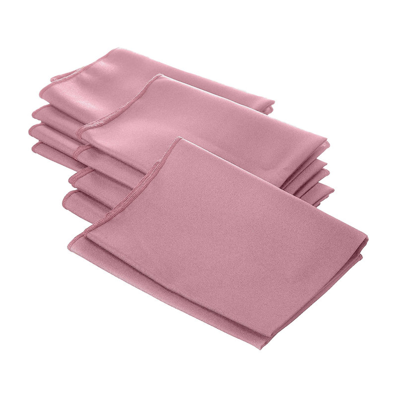 Serviette Fisher, Vieux rose, Ensemble de 10