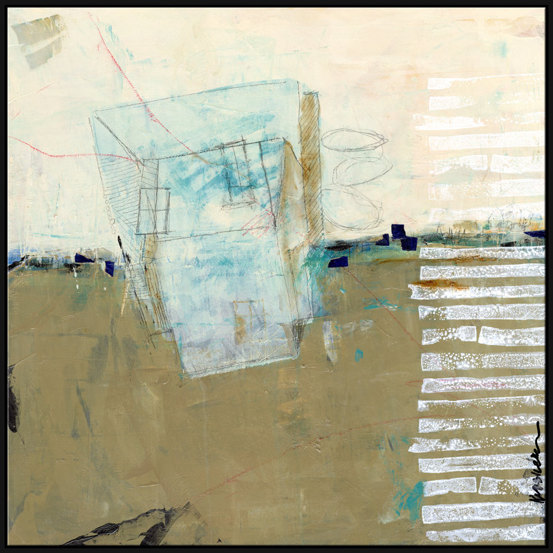 Under Construction Giclee On Canvas by Jill Krasner, Black