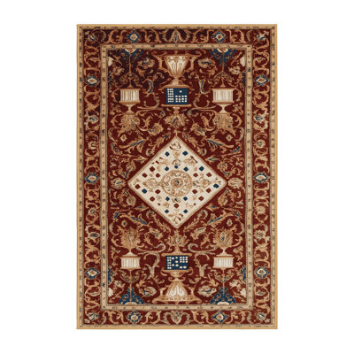 Tapis brun français lavable à la machine