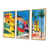 Toile avec cadre flottant or