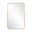 Giulietta Rounded Corner Wall Mirror With Gold Frame, 36-Inch By 24-Inch-45542987-62906546