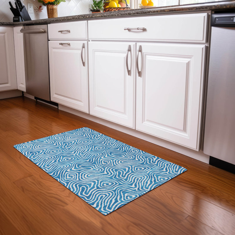  Tapis intérieur / extérieur lavable à la machine Chayden ACN1030, Rectangle 1 pi 8 po x 2 pi 6 po
