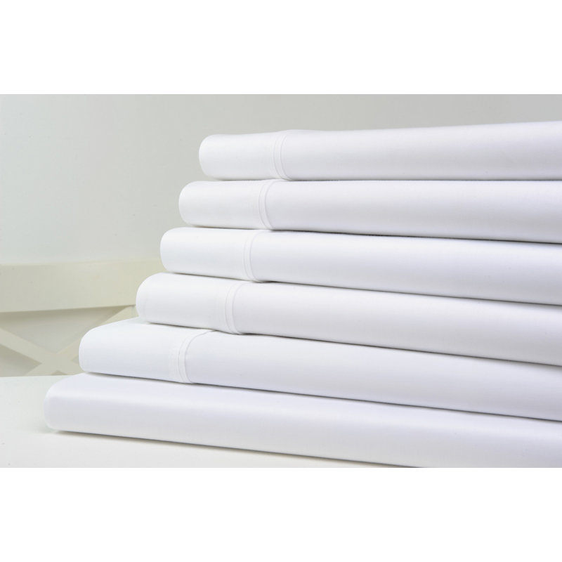 Ensemble de draps en coton riche de 1200 fils Kathy Ireland Gallery, Ensemble de draps pour lit double + un drap-housse