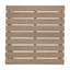 Table d'appoint d'extérieur - Bois gris, 19,9 x 19,9 x 12,73, lattes ouvertes, bois de construction décoratif, l 19,9 x L 19,9 x H 12,73, plateau décoratif