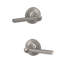 Solstice Privacy Door Lever with Rosette-14429375