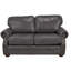 Speroni 72" Genuine Leather Rolled Arm Loveseat-20119943