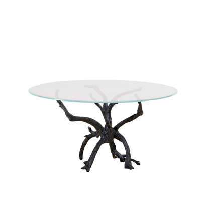 Round Glass Dining Table