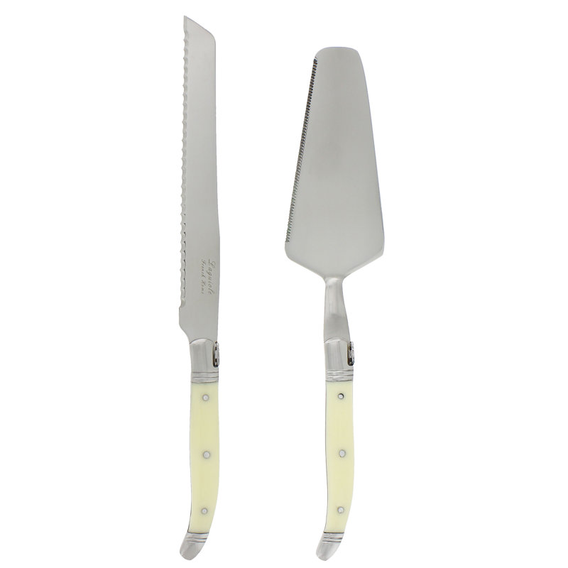 Ensemble de couteau à gâteaux 2 pièces laguiole Hixon