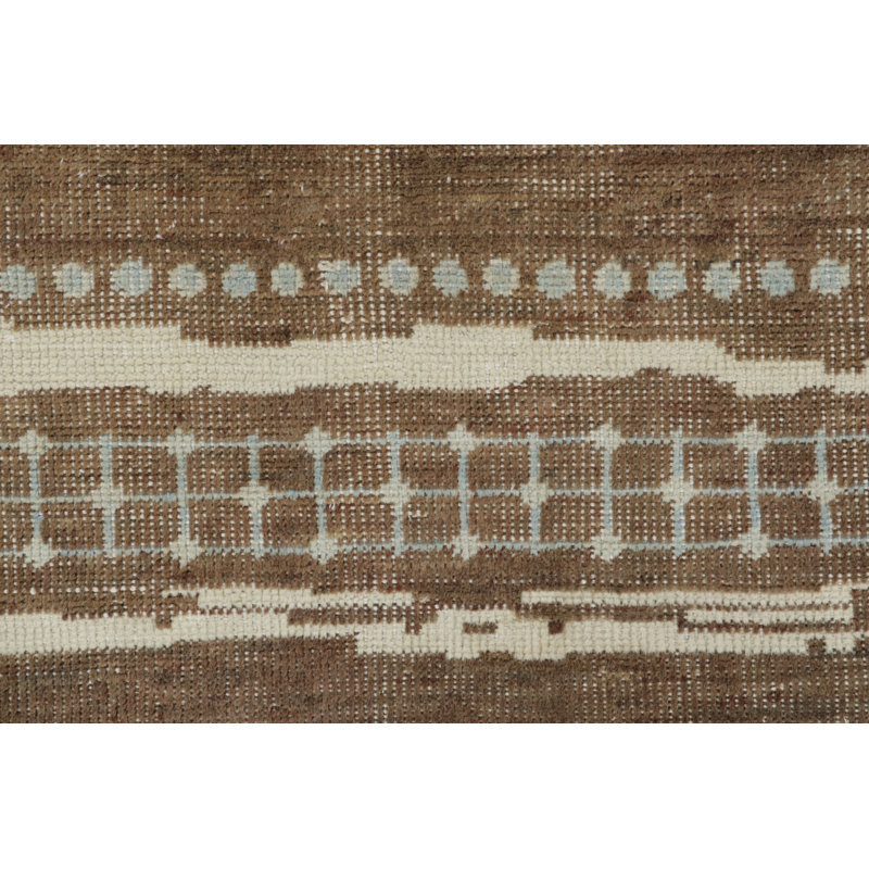 Rug & Kilim’S Modern Oushak-Inspired Rug In Cream & White Floral Patterns