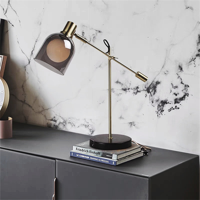 Pliske Adjustable Metal Desk Lamp