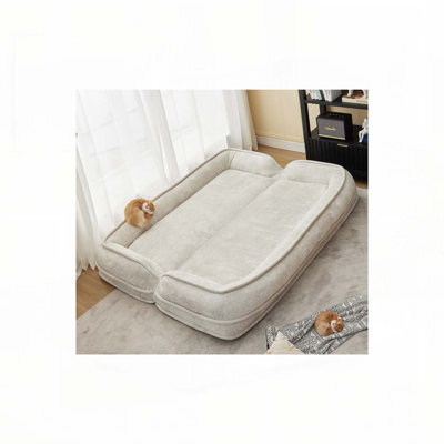 Lit double pour chien avec canapé réglable