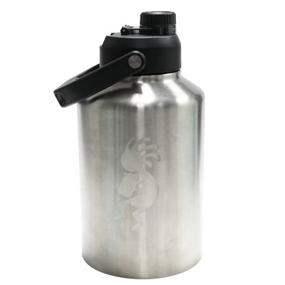 Carafe isotherme sous vide, 128 oz, acier inoxydable