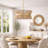 19.7" Modern Coastal 6-Light Rope Drum Chandelier-1419464537-1419464536