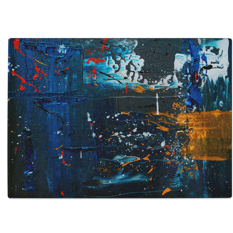 Tempered Glass Art Painting Vol.400 Chopping Board, 39 cm W x 28.5 cm L