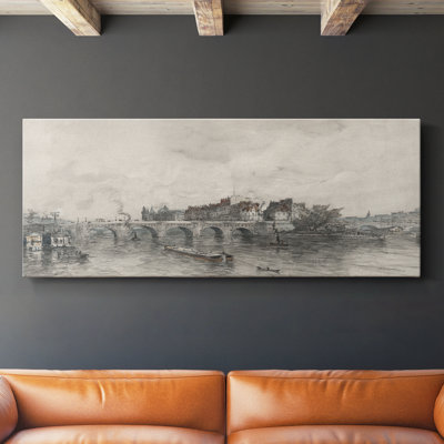 Série paysage - CMXLIX - Toile tendue avec châssis - Prêt à accrocher