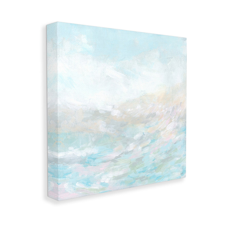 «Nautical Abstract Seascape» par June Erica Vess sur toile, H 30 po x l 30 po