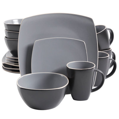 Soho Lounge Stoneware 16 Piece Dinnerware Set