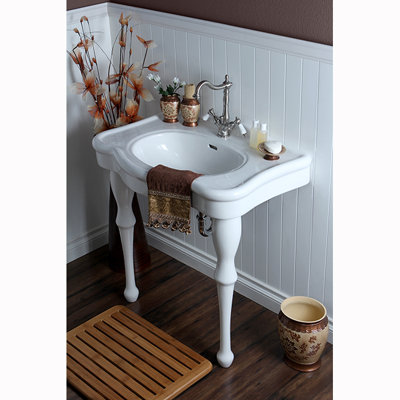 Lavabo console en laiton 32 pouces Kingston