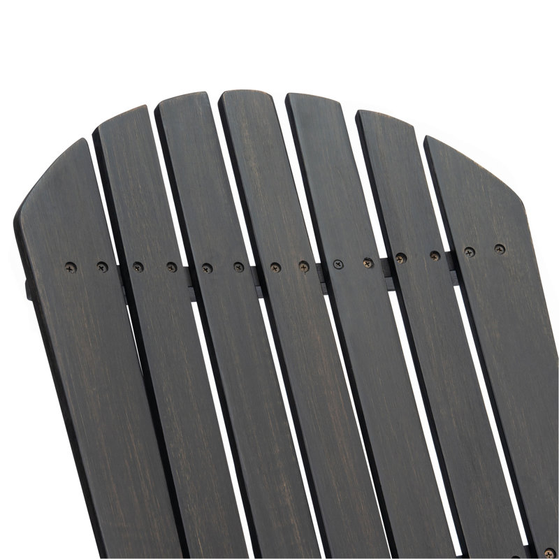 Chaise Adirondack de patio, Dark Gray