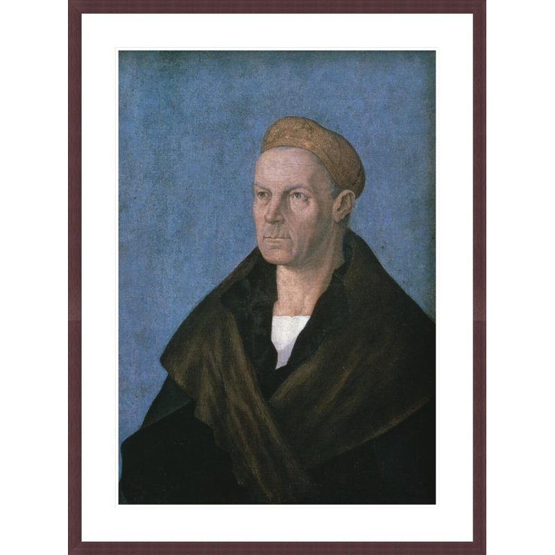«Jakob Fugger the Rich» par Albrecht Dürer, impression giclée sur cadre, H 41,5 po x l 31,24 po